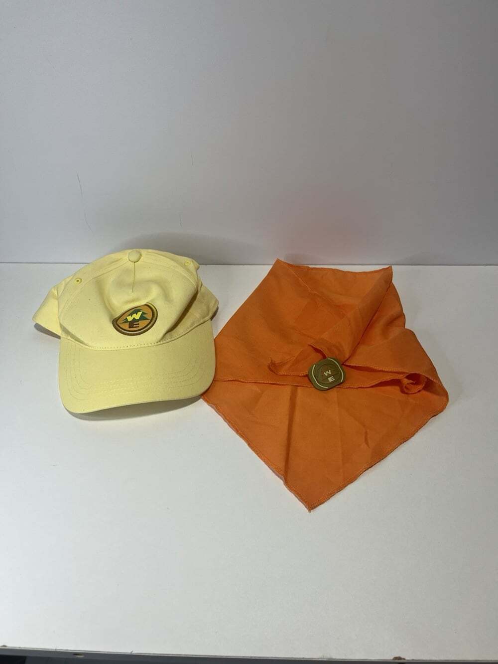 Russell Disney Pixar Costume Accessories Hat & Orange Scarf Child Size 3T-5T
